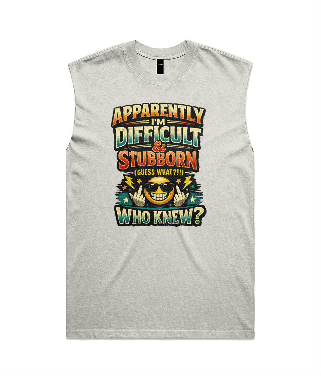 "Who Knew?" Sarcastic Men's Graphic Tank Top