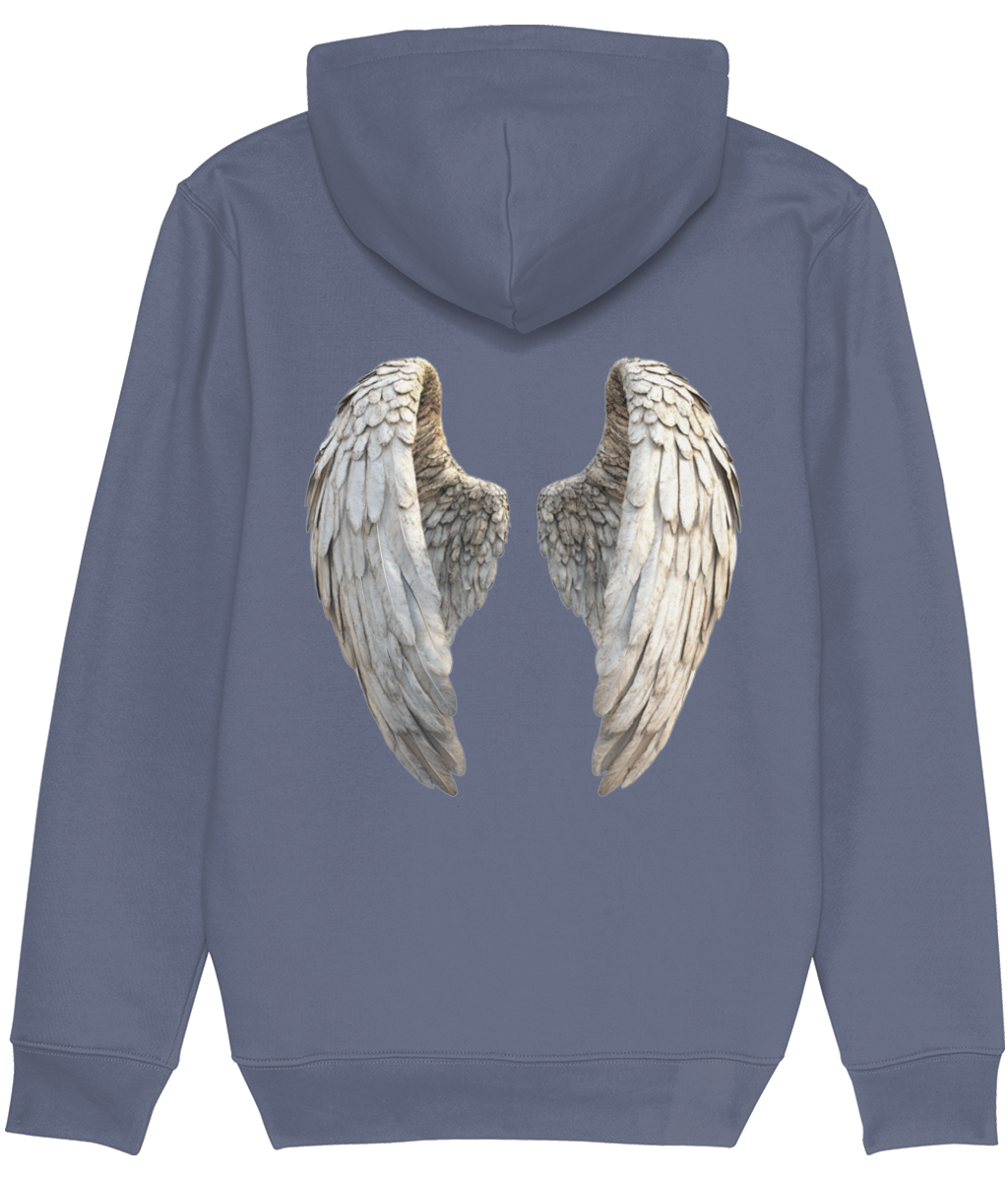 Angel Wings Cotton Hoodie for Women