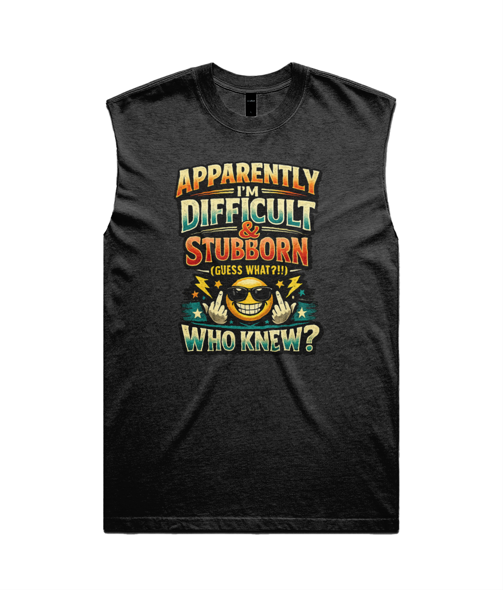 "Who Knew?" Sarcastic Men's Graphic Tank Top