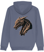 Dark Fantasy Dragon Portrait Men's Graphic Hoodie