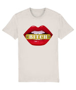 Red Lips  "BITCH"  Women's Graphic T-Shirt