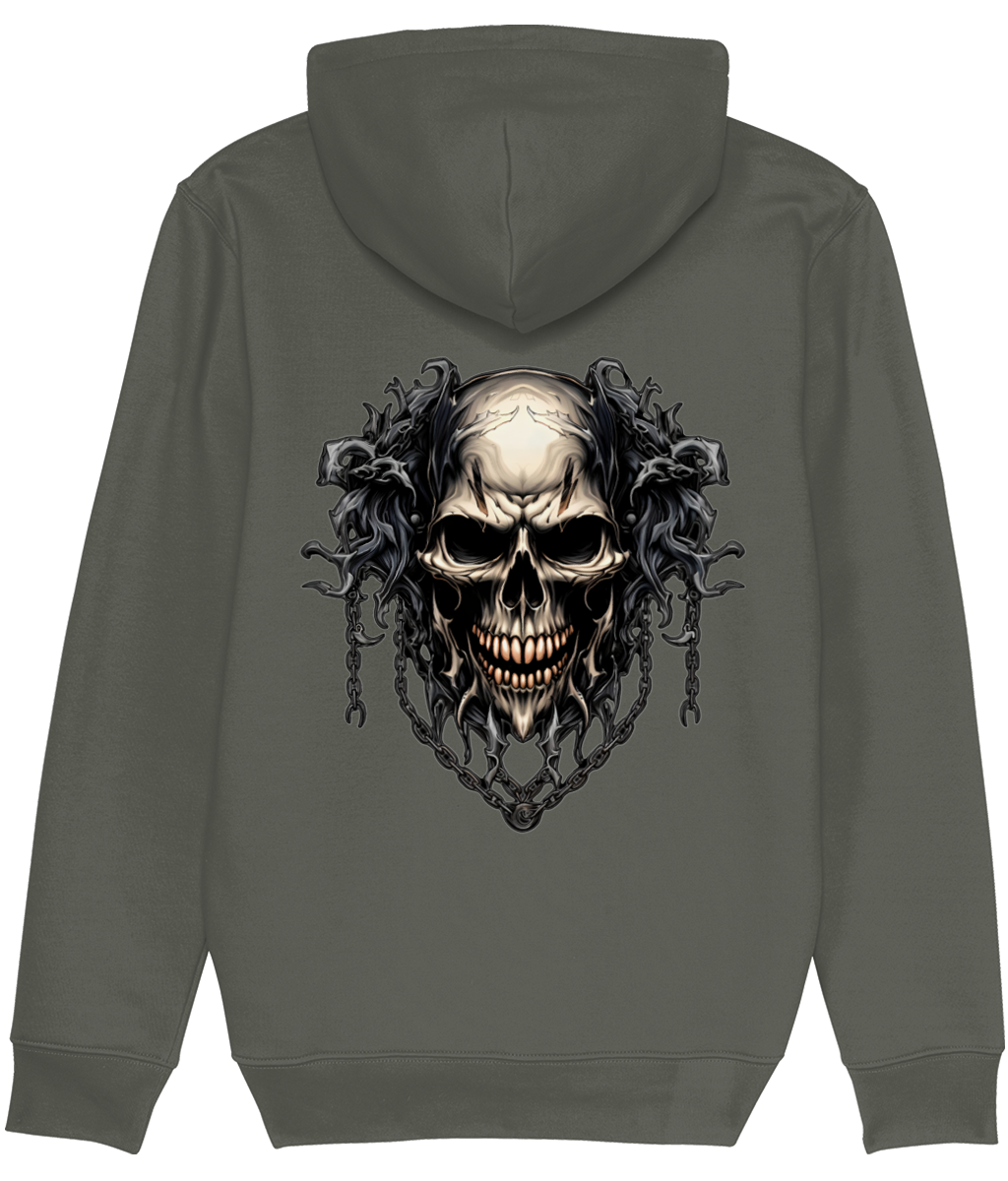 Dark Skull & Chains Hoodie for Men