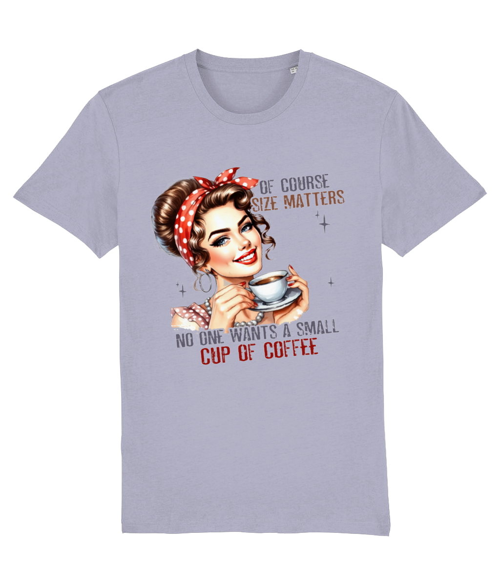 Funny Retro Pin Up Coffee Lover Women's Graphic Tee
