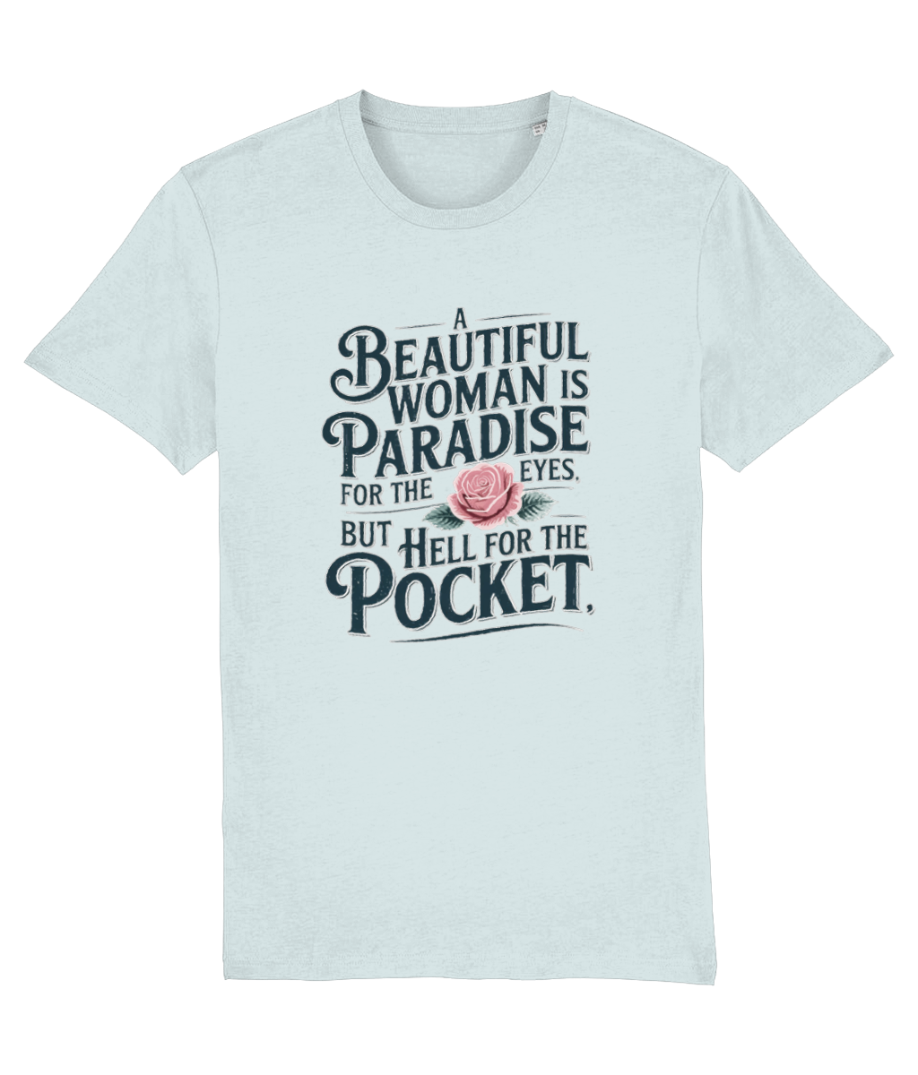 Vintage Style Paradise Eyes Hell Pocket Women’s Graphic Tee