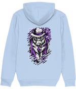 Badass Cool Smoking Ape Men's Graphic Hoodie
