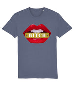 Red Lips  "BITCH"  Women's Graphic T-Shirt