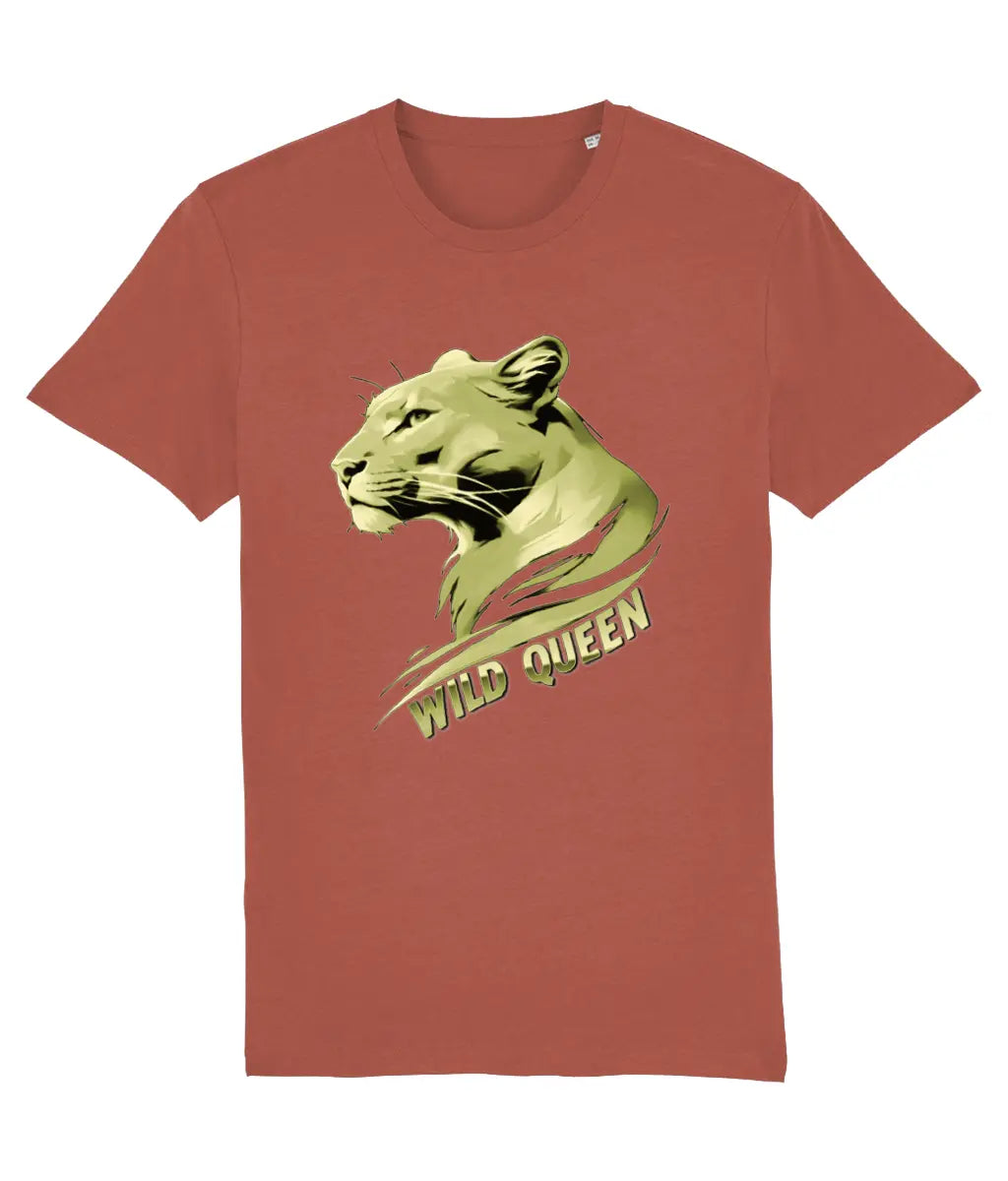 Wild Queen Lioness Graphic T-Shirt for Women