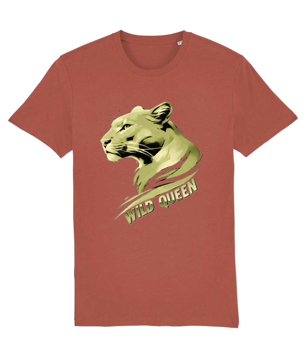 Wild Queen Lioness Graphic T-Shirt for Women