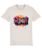 Color Splash Design “WOMAN” T-Shirt for Women