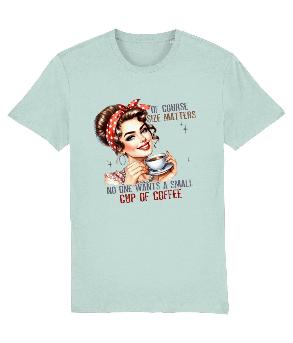Funny Retro Pin Up Coffee Lover Women's Graphic Tee