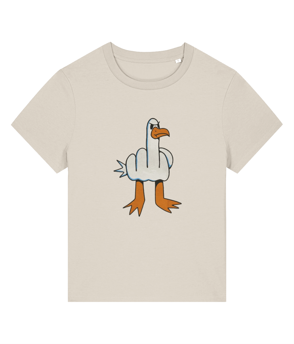 Funny Angry Goose Tee for Women