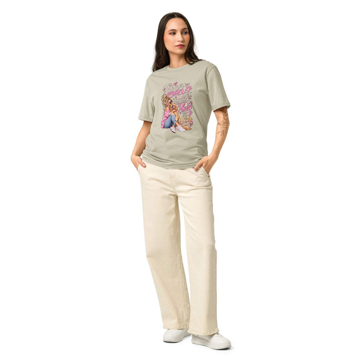 The More Men Funny Dog Mom Women's Graphic Tee