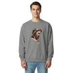 Soft Tones Jesus Christ Graphic Men's Sweatshirt