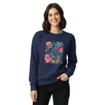 Boho Bloom  Floral Art Women's Graphic Sweatshirt