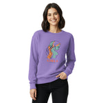 Abstract Line Art "Girls Making History" Women's Sweatshirt