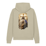 Divine Light Jesus Art Premium Soft Cotton Streetwear Hoodie for Men