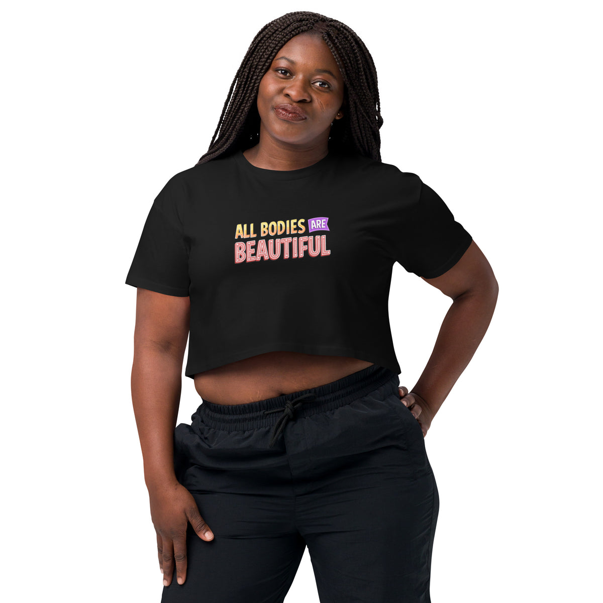 All Bodies Are Beautiful Women’s Crop Top
