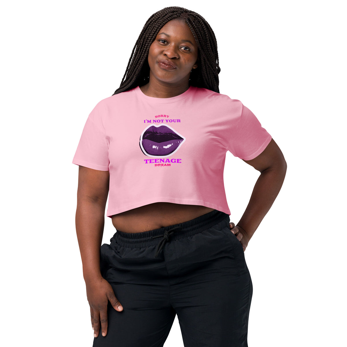 ''Sorry I’m Not Your Teenage Dream'' Women’s Crop Tee