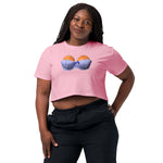 Playful Grapefruit Bra Women’s Graphic Crop Top