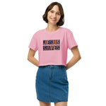 Vintage Jesus Saves Crop Tee for Women