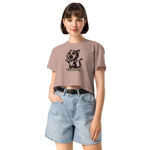 I Am Lovely Funny Cat Crop T-Shirt for Women