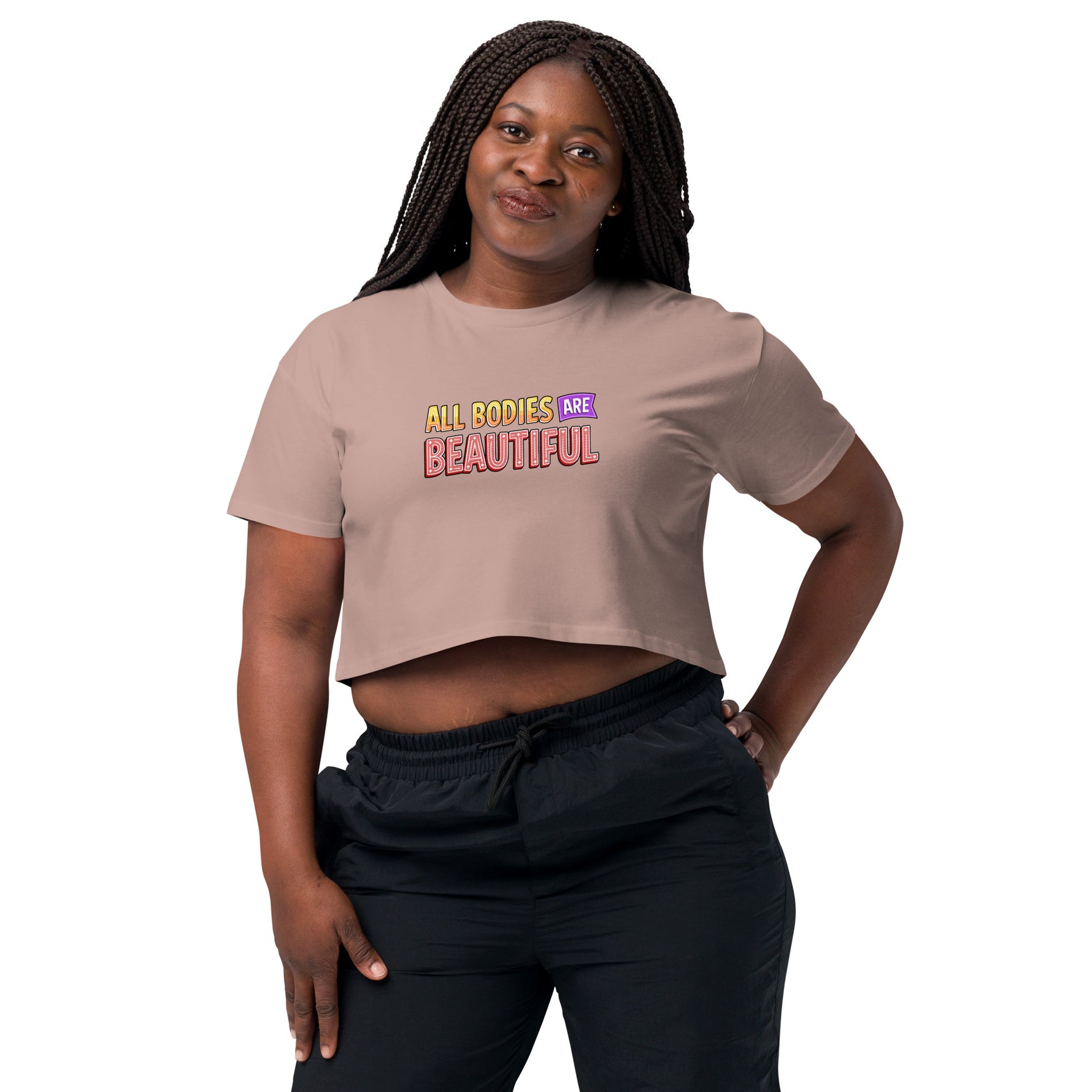 All Bodies Are Beautiful Women’s Crop Top