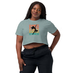 Retro Dance Silhouette Women’s Crop T-Shirt