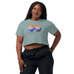 Playful Grapefruit Bra Women’s Graphic Crop Top