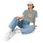 Onions Cry Funny Women’s Graphic Crop Tee