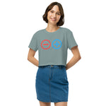 Plus Minus Women’s Graphic Crop Tee