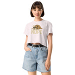 Funny Bulldog Crop Top for Women