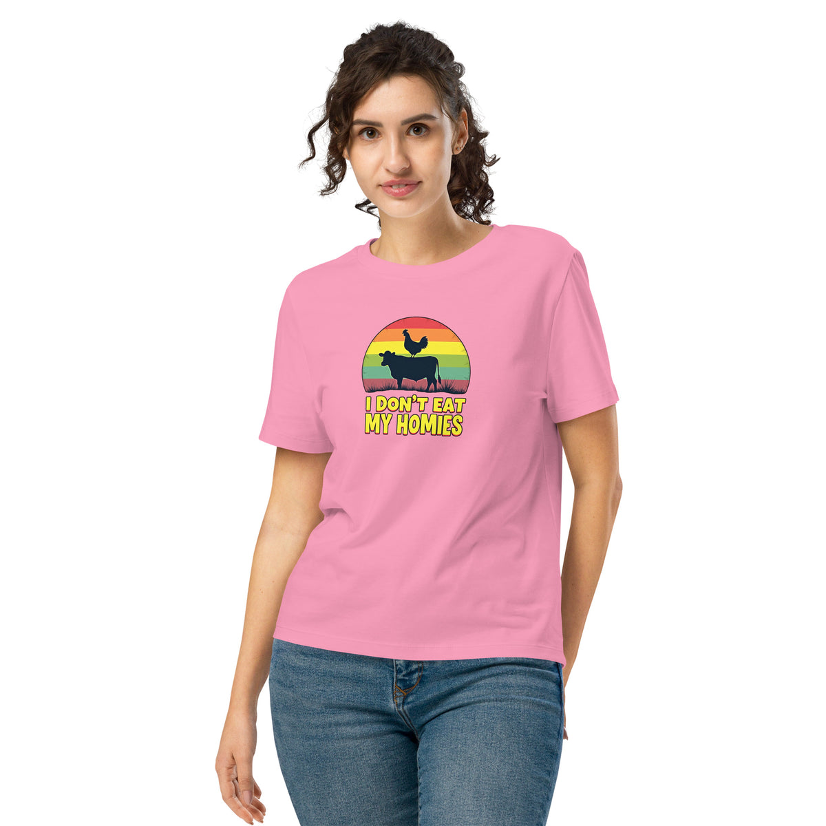 ''Don't Eat My Homies''  Vegan Women's Graphic Tee