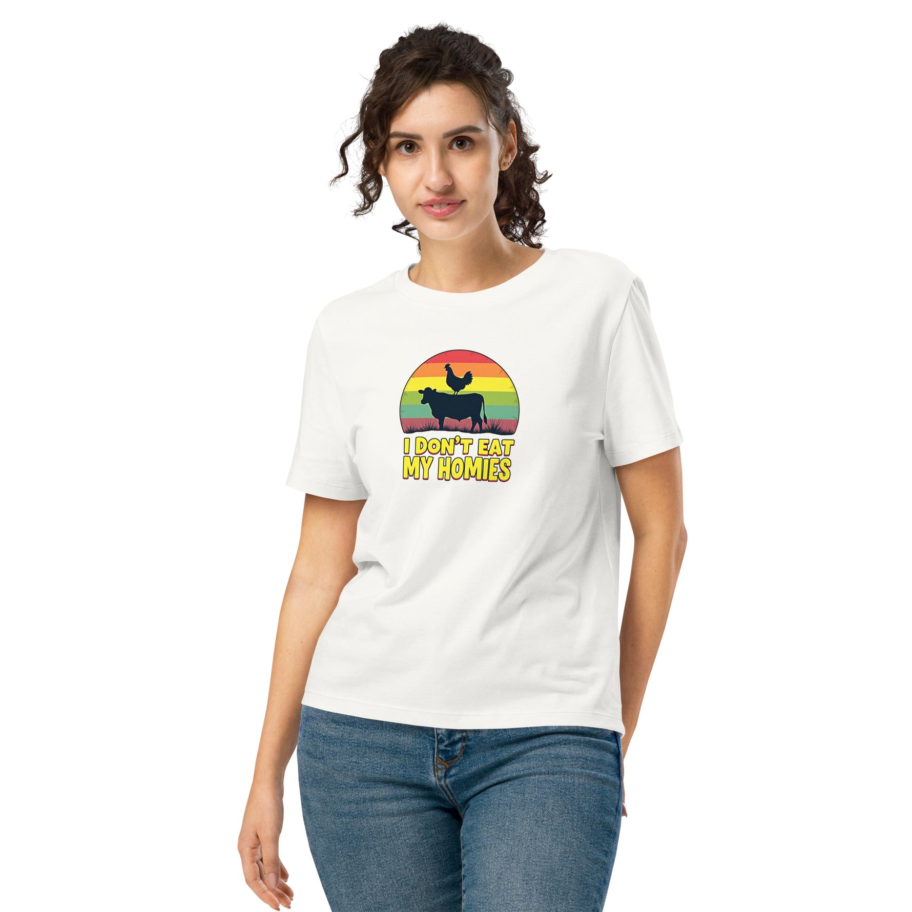 ''Don't Eat My Homies''  Vegan Women's Graphic Tee